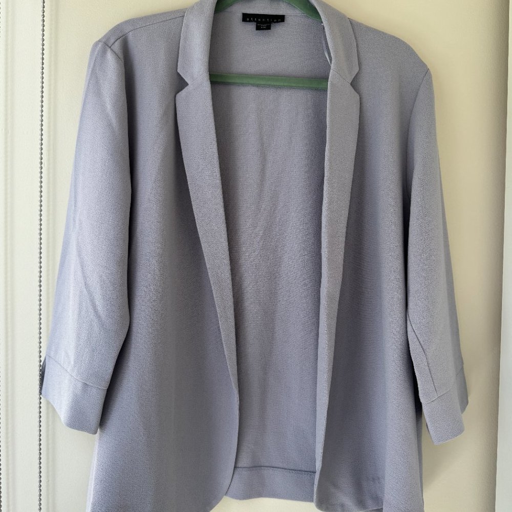 attention - Open Front Blazer, Lilac, XL